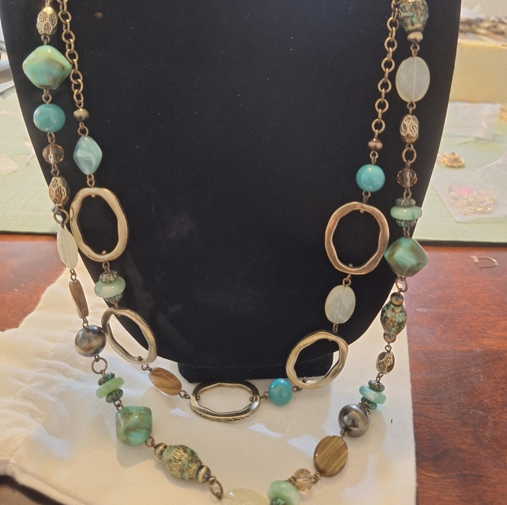 Elegant Multi-Color Beaded Necklace